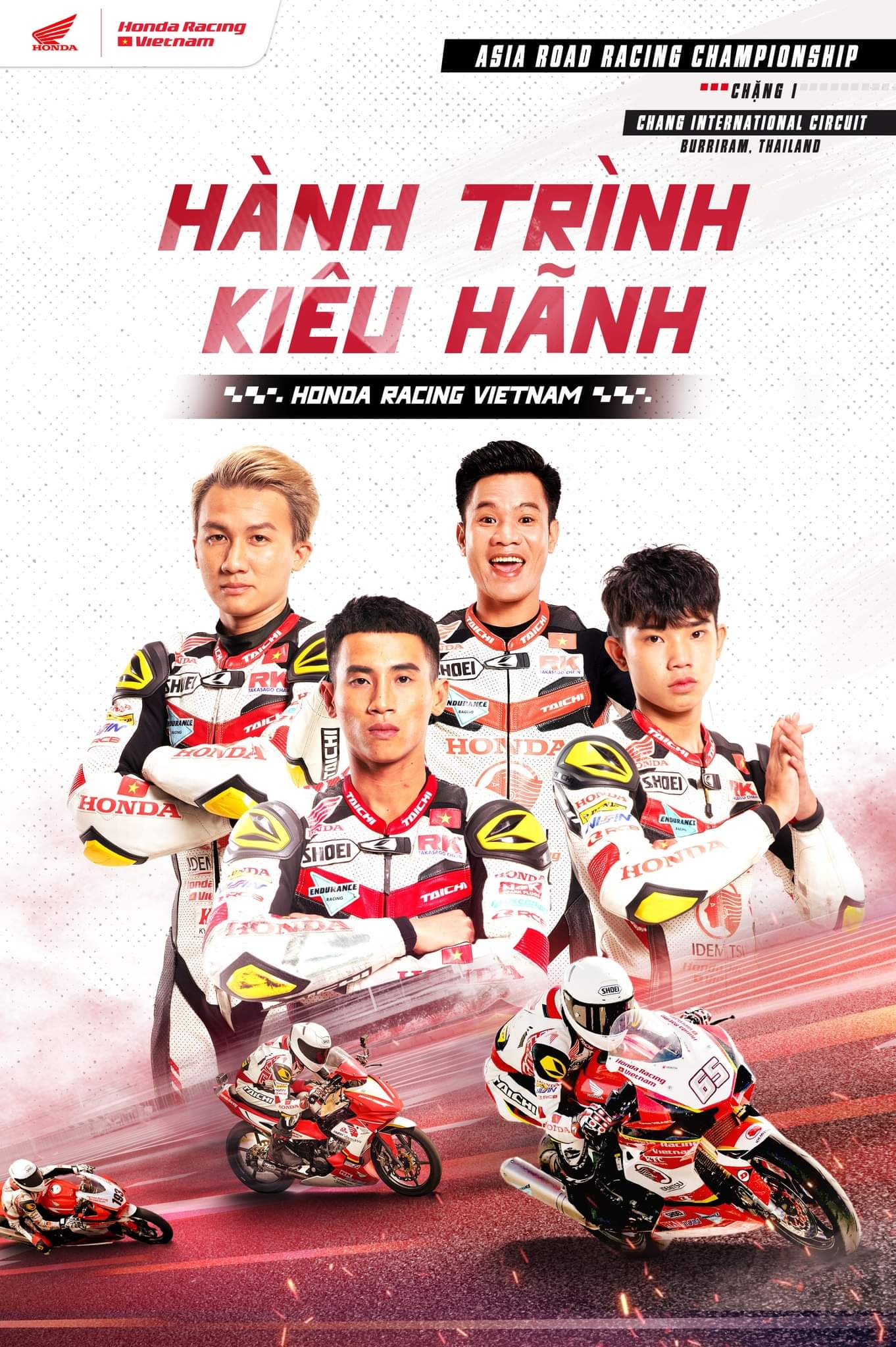 HÀNH TRÌNH KIÊU HÃNH CỦA ĐỘI ĐUA HONDA RACING VIETNAM
TẠI CHẶNG 1 - GIẢI ARRC 2023

🔥 Với khát khao chiến thắng cùng sự quyết tâm cao, tay đua Cao Việt Nam #65 đã
có màn thi đấu 