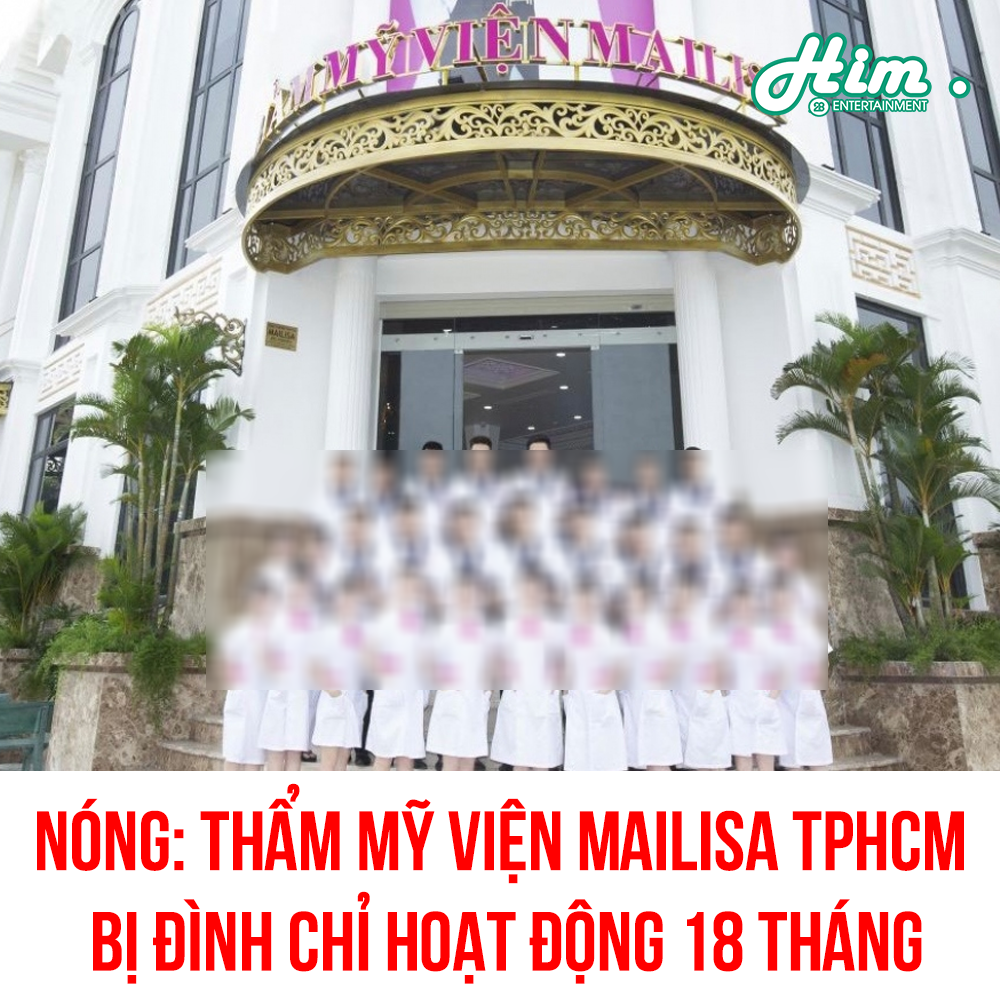 Ơ KÌA MỚI RỒI CÒN LIVE TRÊN TÓP TÓP 🫣

Thanh tra Sở Y tế TP.HCM cho biết vừa xử phạt Thẩm mỹ viện Mailisa (Công ty TNHH Mailisa) có địa chỉ ở quận Phú Nhuận, TP.HCM với mức phạt 160 triệu đồng và đình chỉ hoạtXem thêm động 18 tháng đối với lĩnh vực chăm sóc da.

Cùng với đó, 10 cơ sở thẩm mỹ làm đẹp khác cũng bị thanh tra “tuýt còi” vì không có giấy phép hoạt động.

Cụ thể, thẩm mỹ viện Mailisa bị xử phạt vì có các hành vi vi phạm: Cung cấp dịch vụ khám bệnh, chữa bệnh mà không có giấy phép hoạt động khám bệnh, chữa bệnh; Quảng cáo dịch vụ khám bệnh, chữa bệnh khi chưa có giấy phép hoạt động khám bệnh, chữa bệnh.

Ngoài phạt tiền và đình chỉ hoạt động lĩnh vực chăm sóc da, Malisa bị buộc tháo gỡ, tháo dỡ, xóa quảng cáo. 2 nhân viên chăm sóc da ở cơ sở Mailisa cũng bị phạt 35 triệu đồng mỗi người vì không có chứng chỉ hành nghề.

Theo: VOV