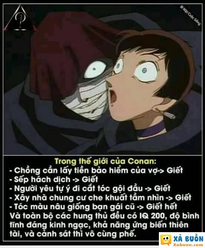 Ảnh Conan chế  Part 14  Hài hước Anime Ảnh vui