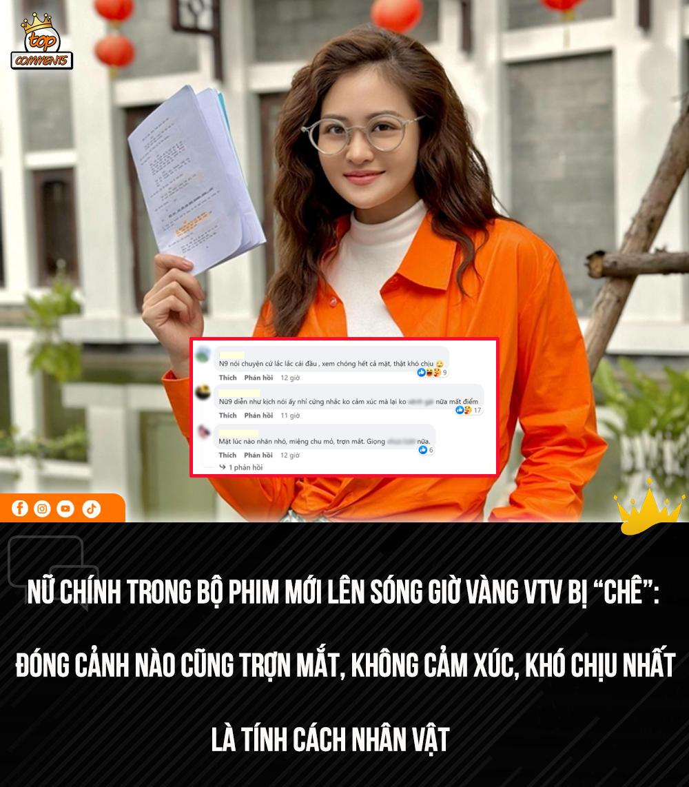 “KHÔNG CẢM XÚC, CHỈ BIẾT TRỢN MẮT”

Các bộ phim lên sóng Giờ Vàng của VTV nổi tiếng với dàn diễn viên vừa có năng lực vừa có ngoại hình. Tuy nhiên mới đây, nữ diễn viên thủ vai chính trong bộ phim mới nhất lạiXem thêm nhận về nhiều lời nhận xét tiêu cực.

Đừng Nói Khi Yêu là bộ phim mới lên sóng giờ vàng VTV, đảm nhận vai Ly - nữ chính là nữ diễn viên Thùy Anh. Lần tái xuất màn ảnh nhỏ này, Thùy Anh thăng hạng lên làm nữ chính cũng như đóng một vai diễn khác hoàn toàn với hình tượng trước đây của cô.

Sự thay đổi hình tường dường như hơi quá sức với Thùy Anh, nên vai Ly thực sự khó xem, khó ngấm hơn hẳn. Ngay dưới phần bình luận, khán giả để lại không ít bình luận trái chiều: cau mày, trợn mắt, biểu cảm thiếu tự nhiên, giọng thoại cũng không truyền đạt được trọn vẹn cảm xúc của nhân vật.