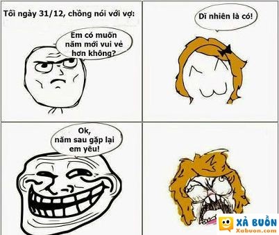  <3 <3   tết troll vợ  =)) <3   -  haivl | hài hước | hài vl   
