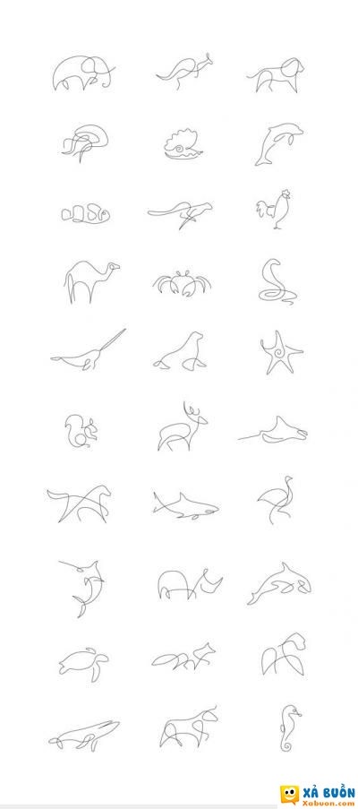 Hài hước vẽ động vật bằng 1 nét :x - Xem những bức vẽ động vật được tạo ra bằng một nét sẽ khiến bạn cười nghiêng ngả. Bạn sẽ thấy hình ảnh động vật tràn đầy tính sáng tạo và hài hước, đồng thời cũng rất ấn tượng.