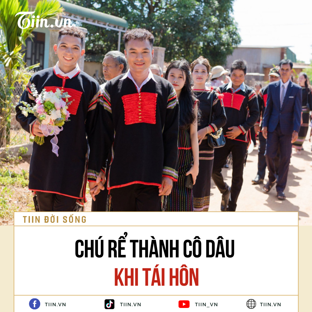 Y Siu Niê trang điểm rồi khoác bộ đồ truyền thống của người Ê Đê, bước vào đám cưới của mình nhưng không làm chú rể như lần trước, hôm nay anh là cô dâu.

'Tôi cảm nhận đây mới đích thực là ngày vui', Y Siu Niê,Xem thêm 26 tuổi, ở buôn Jôk, xã Ea H'ding, huyện Cư Mgar nói sau khi đám cưới của mình đã hoàn tất hôm đầu tháng 5. Để có đám cưới hơn 400 khách này, Y Siu Niê và bạn đời Danh Thơm thừa nhận đã phải vượt qua vô số lời dị nghị của xã hội.

#Tiin #Tiinvn #PL