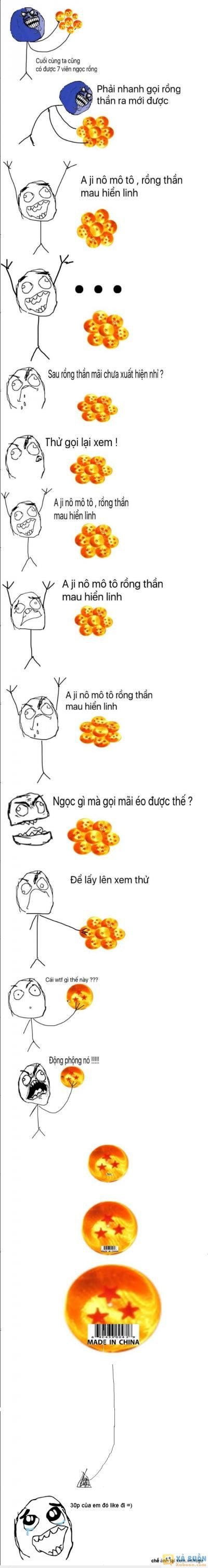  =)) <3   câu chuyện ngọc rồng :v :v :v  :(  -  haivl | hài hước | hài vl 