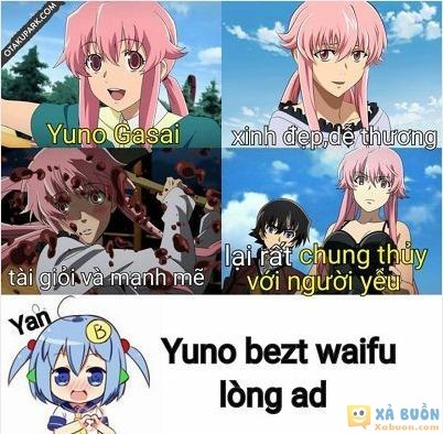  :(  yuno gasai của mị tuyệt nhất <3  :3  -  haivl | hài hước | hài vl 
