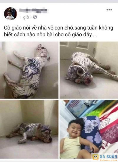  :v  uh thì vẽ con chó. :v  :x  -  haivl | hài hước | hài vl   
