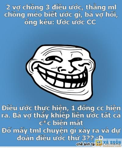  :x  3 điều ước :v  <3 <3   -  haivl | hài hước | hài vl   