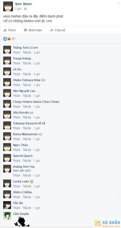  <3 <3   không lẽ  tụi nóa điểm danh để chuaarrn bị chiếm facebook :-ss  =)) 