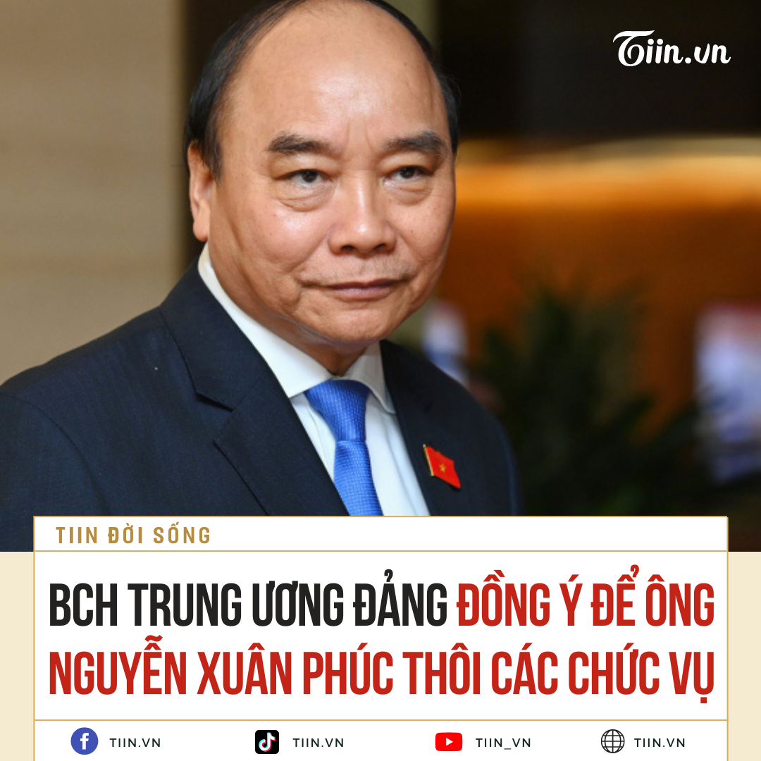 BCH TRUNG ƯƠNG ĐẢNG ĐỒNG Ý ĐỂ ÔNG NGUYỄN XUÂN PHÚC THÔI CÁC CHỨC VỤ

Ngày 17/1, tại Trụ sở Trung ương Đảng, Ban Chấp hành Trung ương Đảng khóa XIII đã họp xem xét và cho ý kiến về nguyện vọng thôi giữ các chứcXem thêm vụ, nghỉ công tác và nghỉ hưu của đồng chí Nguyễn Xuân Phúc, Ủy viên Bộ Chính trị, Ủy viên Ban Chấp hành Trung ương Đảng khóa XIII, Chủ tịch nước Cộng hòa xã hội chủ nghĩa Việt Nam, Chủ tịch Hội đồng quốc phòng, an ninh nhiệm kỳ 2021 - 2026.

#Tiin #Tiinvn #PL