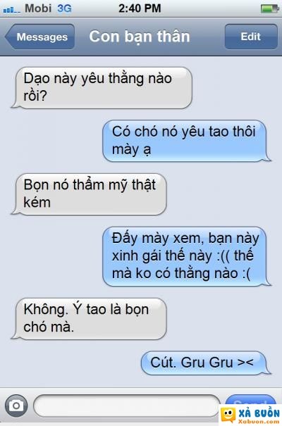  =))  bạn bè như cái bẹn bà :((  :)  -  haivl | hài hước | hài vl  