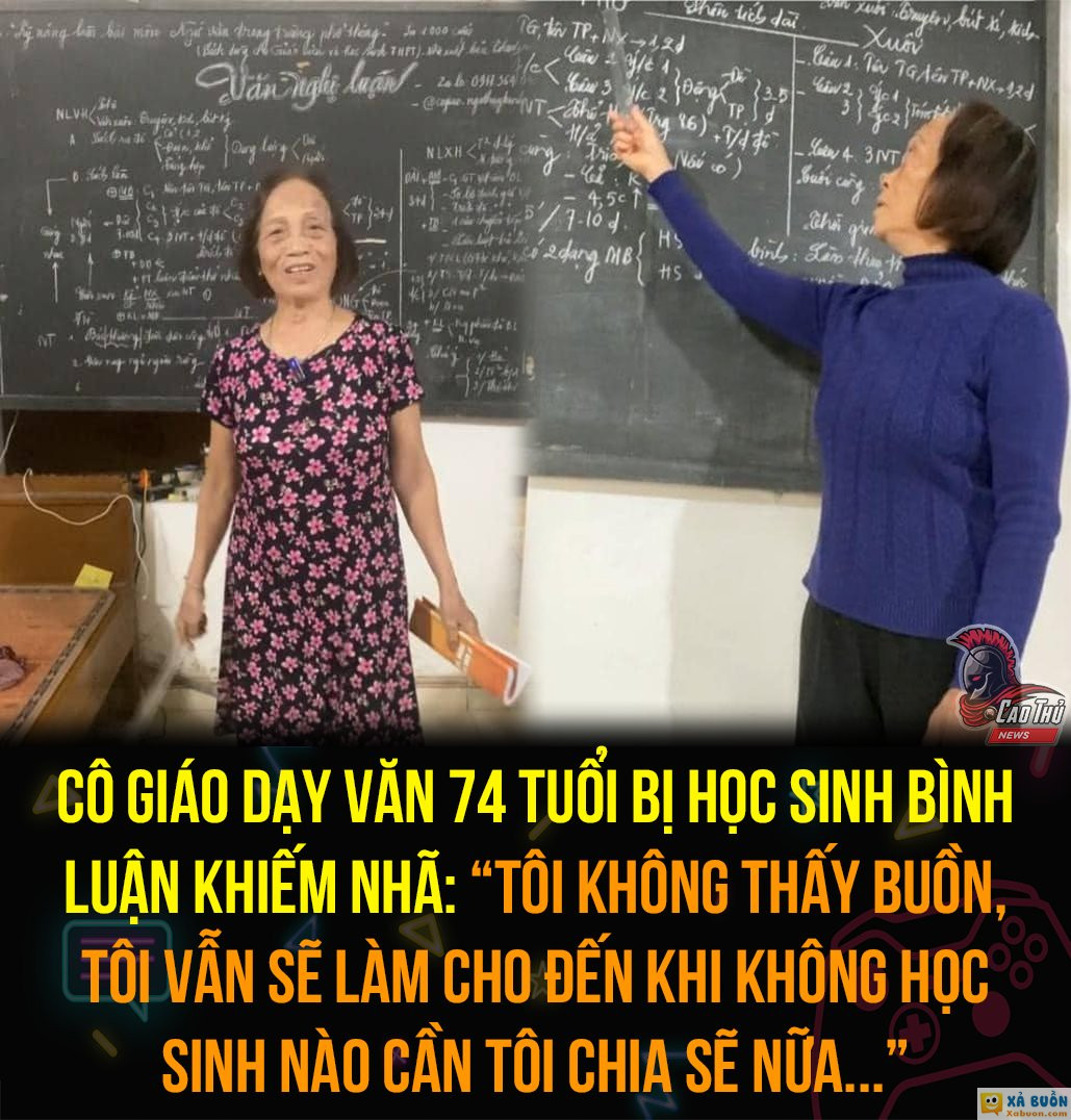 Mong ước của cô là các em học sinh có thể học kiến thức mới miễn phí mà không phải bỏ tiền ra để đi học 🥺