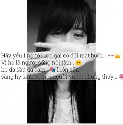  <3  hãy yêu 1 cô gái có đôi mắt buồn  =))  -  haivl | hài hước | hài vl 