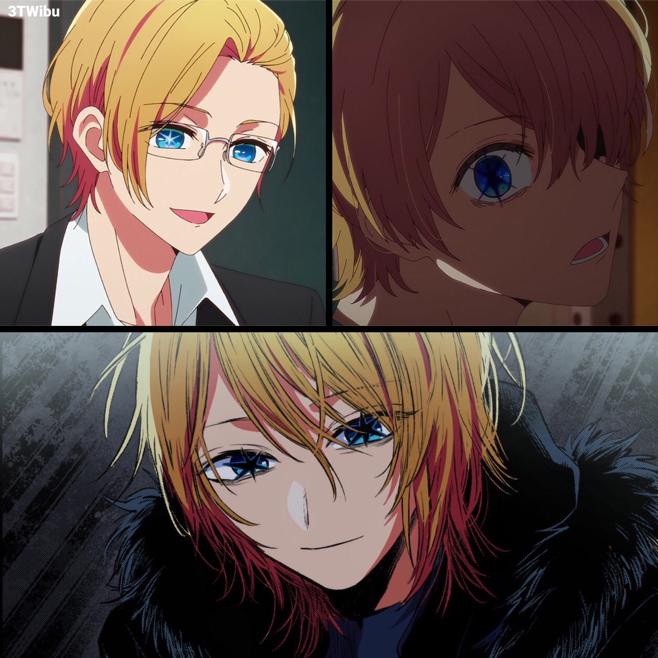 Đôi mắt của Aqua dần tối lại giống người bố của cậu ấy! 😱😱