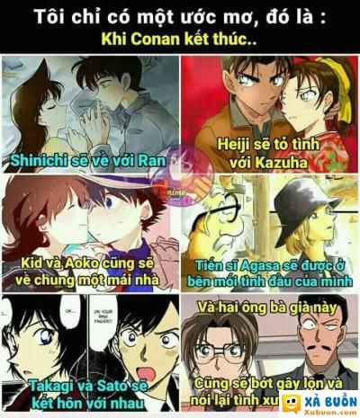 Conan: Hãy đón xem Conan - nhân vật chính của bộ truyện tranh ăn khách đầy phiêu lưu và bí ẩn này. Khám phá những điều bí mật và tìm ra những manh mối cùng với chàng thám tử lừng danh này. Hãy sẵn sàng cho chuyến phiêu lưu tuyệt vời và đầy kịch tính với Conan!