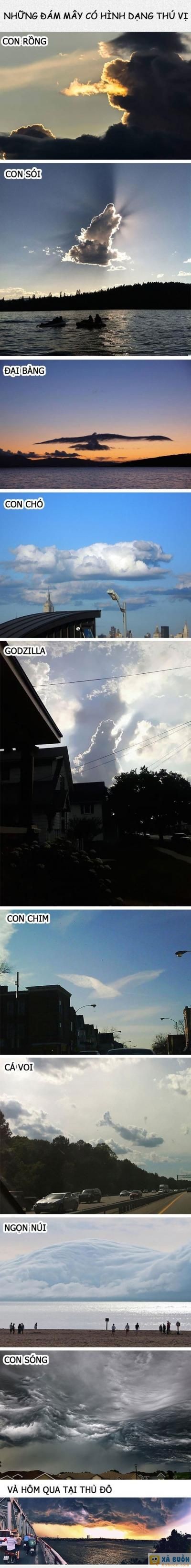  =)) <3   những đám mây có hình dạng thú vị (y)  <3  -  haivl