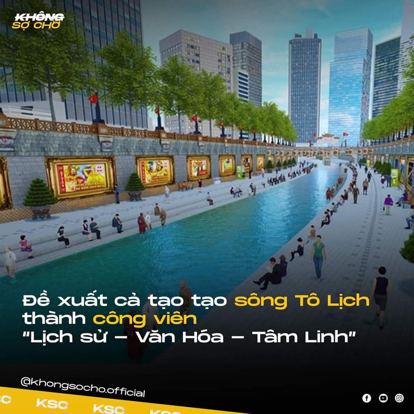 ĐỀ XUẤT BIẾN SÔNG TÔ LỊCH THÀNH CÔNG VIÊN ĐOẠT GIẢI VÌ TÌNH YÊU HÀ NỘI... ĐỀ XUẤT BIẾN SÔNG TÔ LỊCH THÀNH CÔNG VIÊN ĐOẠT GIẢI VÌ TÌNH YÊU HÀ NỘI...