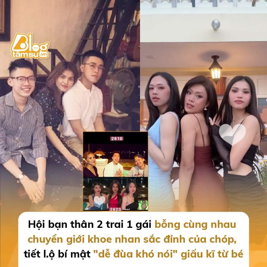 Nhóm 2 trai 1 gái cùng nhau chuyển giới, thấy sai nhưng hoá ra là đúng 😅😅😅