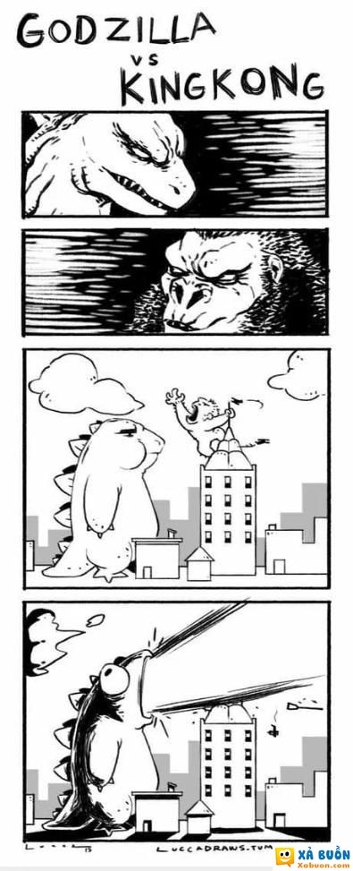 Godzilla vs King Kong - Vẽ Tranh Tô Màu Đơn Giản - YouTube