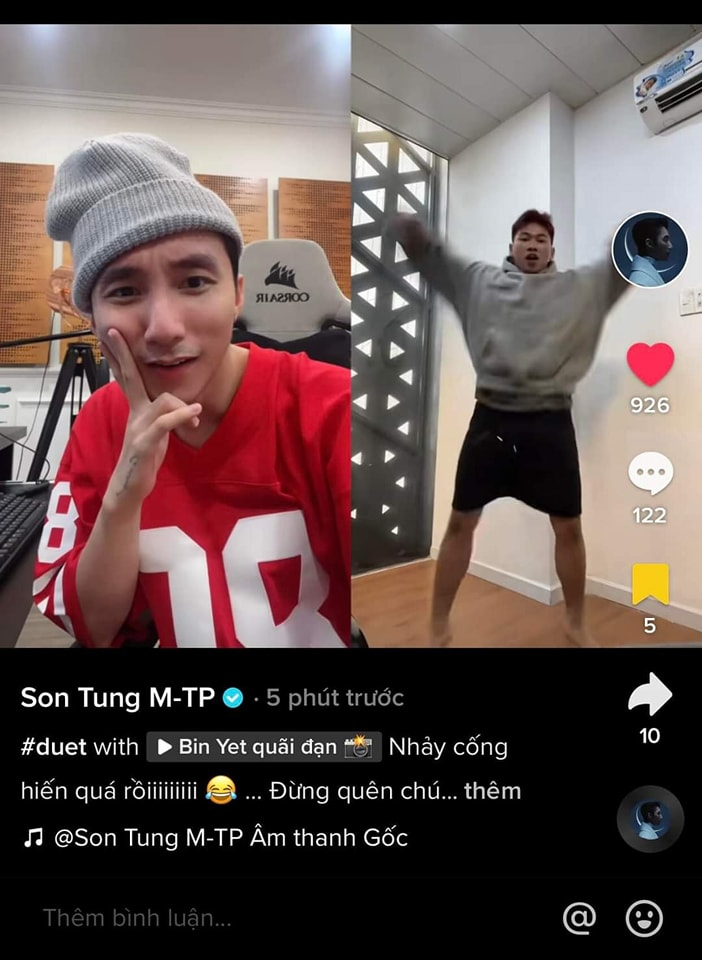HOT Sơn Tùng duet với thầy Bin Yet quãi đạn 🤣🤣🤣 -  haivl