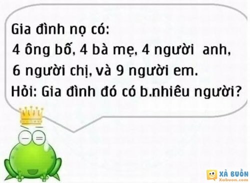 Gia đình này có bao nhiêu người? -  haivl | hài hước | hài vl  