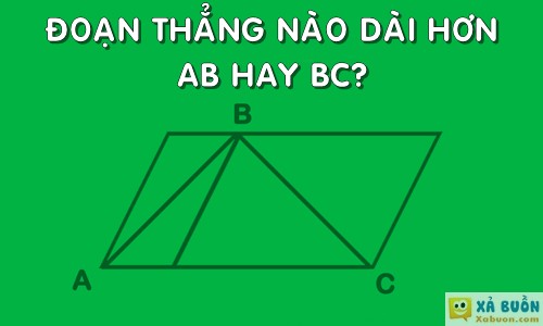 Đoạn thẳng AB hay BC dài hơn? -  haivl | hài hước | hài vl   