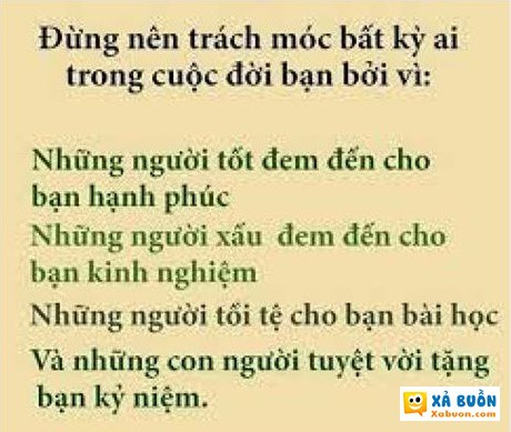 Đừng nên trách móc bất kì ai vì ........... -  haivl | hài hước | hài vl 
