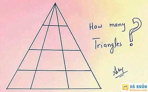 Có bao nhiêu hình tam giác? -  haivl | hài hước | hài vl   