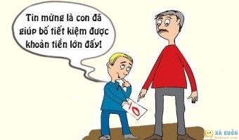 Truyện cười: Bố Buồn Vì Bí Kíp Tiết Kiệm Của Con Trai