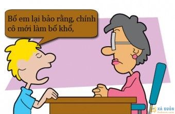 Truyện cười: Bố Em Khổ Là Tại Cô -  haivl | hài hước | hài vl  