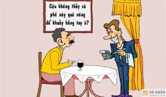 Truyện cười: Cà Phê Thích Hợp Khuấy Bằng Tay -  haivl | hài hước | hài vl 