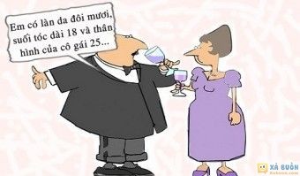 Truyện cười: Cách Khen Vợ Già -  haivl | hài hước | hài vl   