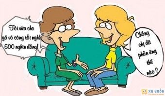 Truyện cười: Chồng Mừng Vì Vợ Rộng Rãi Với Kẻ Vô Công Rồi Nghề