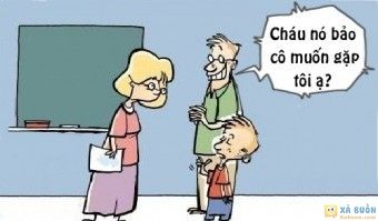 Truyện cười: Cô Giáo Bảo Bố Phải Đến -  haivl | hài hước | hài vl 