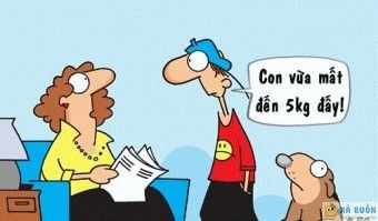Truyện cười: Cứ Tưởng Con Trai Sút Cân Chóng Vánh -  haivl