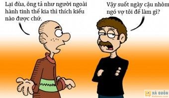 Truyện cười: Để Ý Vợ Hàng Xóm Dù Không Đúng Gu -  haivl