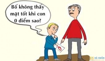 Truyện cười: Điểm Tốt Của Việc Con Học Dốt -  haivl