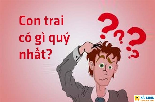 Đối vui: Đố mẹo 3 giây cho người IQ cao: Con trai có cái gì quý nhất?