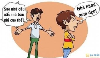 Truyện cười: Tăng Giá Bán Nhà Vì Sân Vườn Hàng Xóm -  haivl