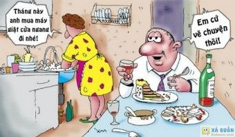 Truyện cười: Vợ Nổi Đóa Với Sáng Kiến Của Chồng -  haivl